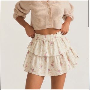 LoveShackFancy mini skirt